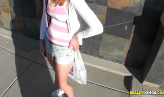 Succulent redhead gal Melody Waters takes a boner doggystyle