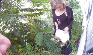 Golden-haired Angel Piaff with impressive tits is ambitious and always ready for some hot pounding