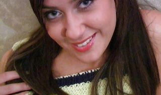 Raunchy girlie gives a passionate blowjob to her hunk