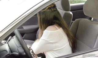 Engaging legal age teenager Nina North rules the world