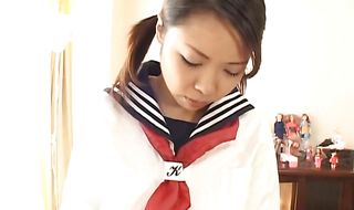 Playsome youngster Yukari Iida with great tits receives pecker and is definitely not sorry